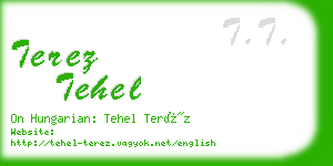 terez tehel business card